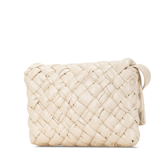 Luxury Bottega Veneta Small Intrecciato Rumple Messenger Bag (SHG-N7USVX)
