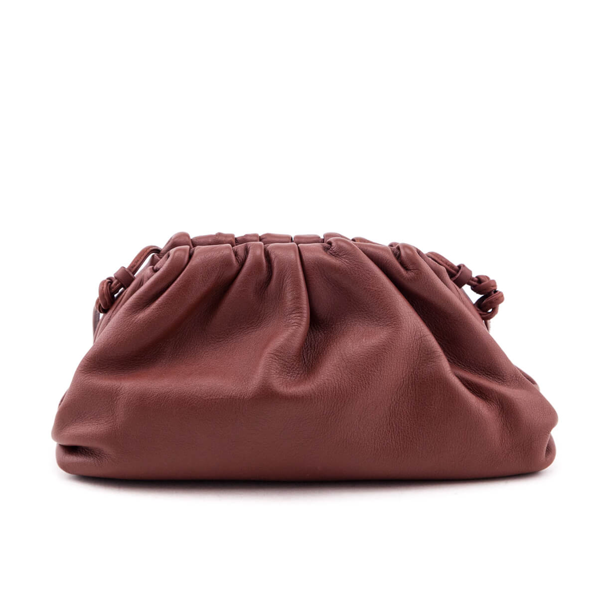 Luxury Bottega Veneta Brick Butter Calfskin The Mini Pouch Bag