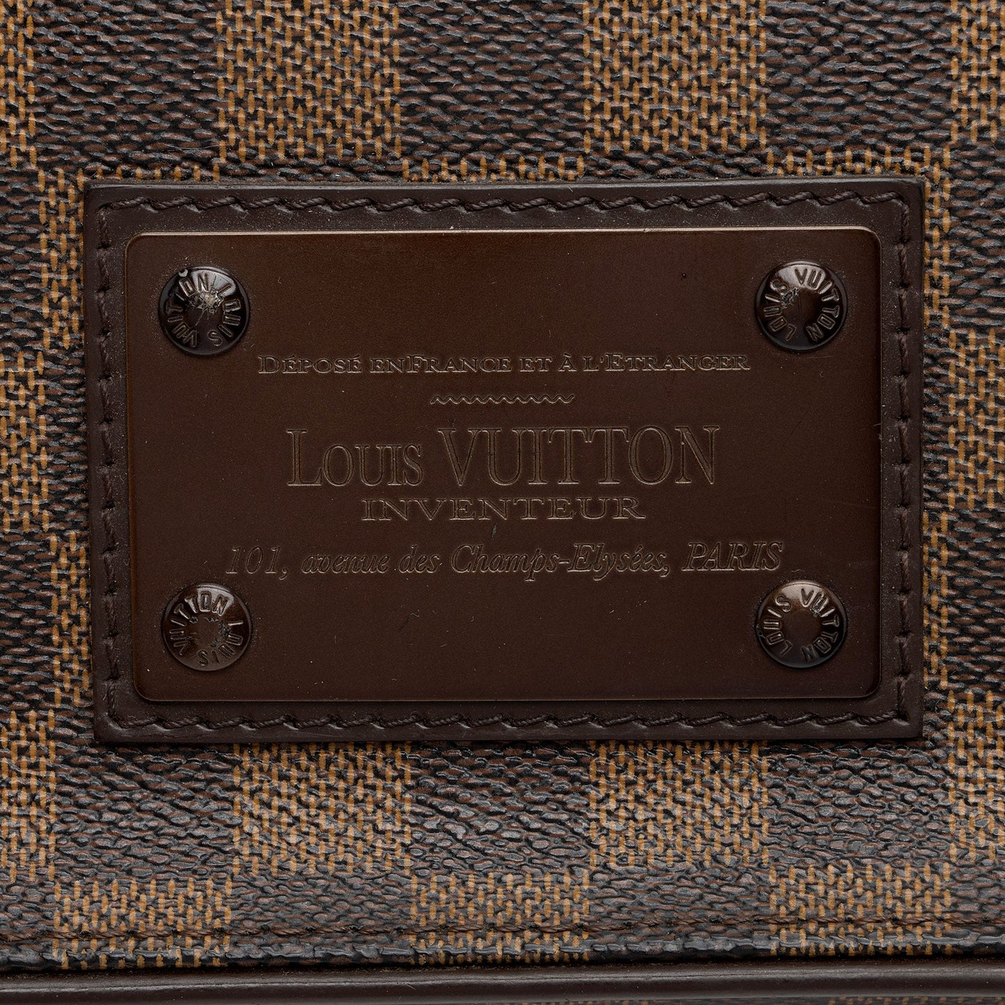 Louis Vuitton Damier Ebene Brooklyn PM Messenger (SHF-4CSmsb)