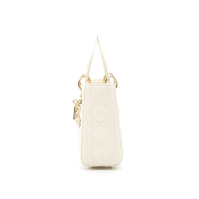 Luxury Dior Lady Luxury Dior medium Ecru GHW