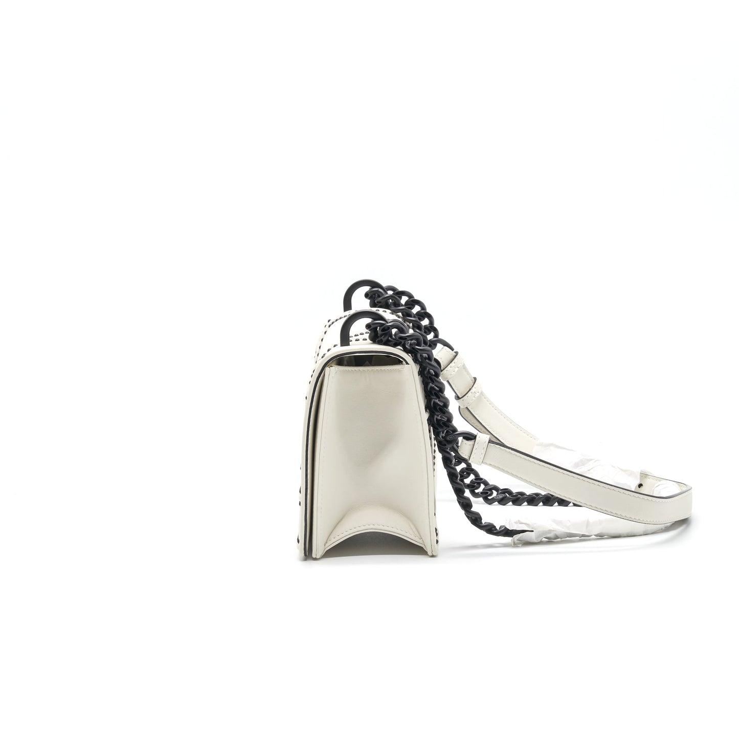 Luxury Dior Small Luxury Diorama Bag Ultra Black White