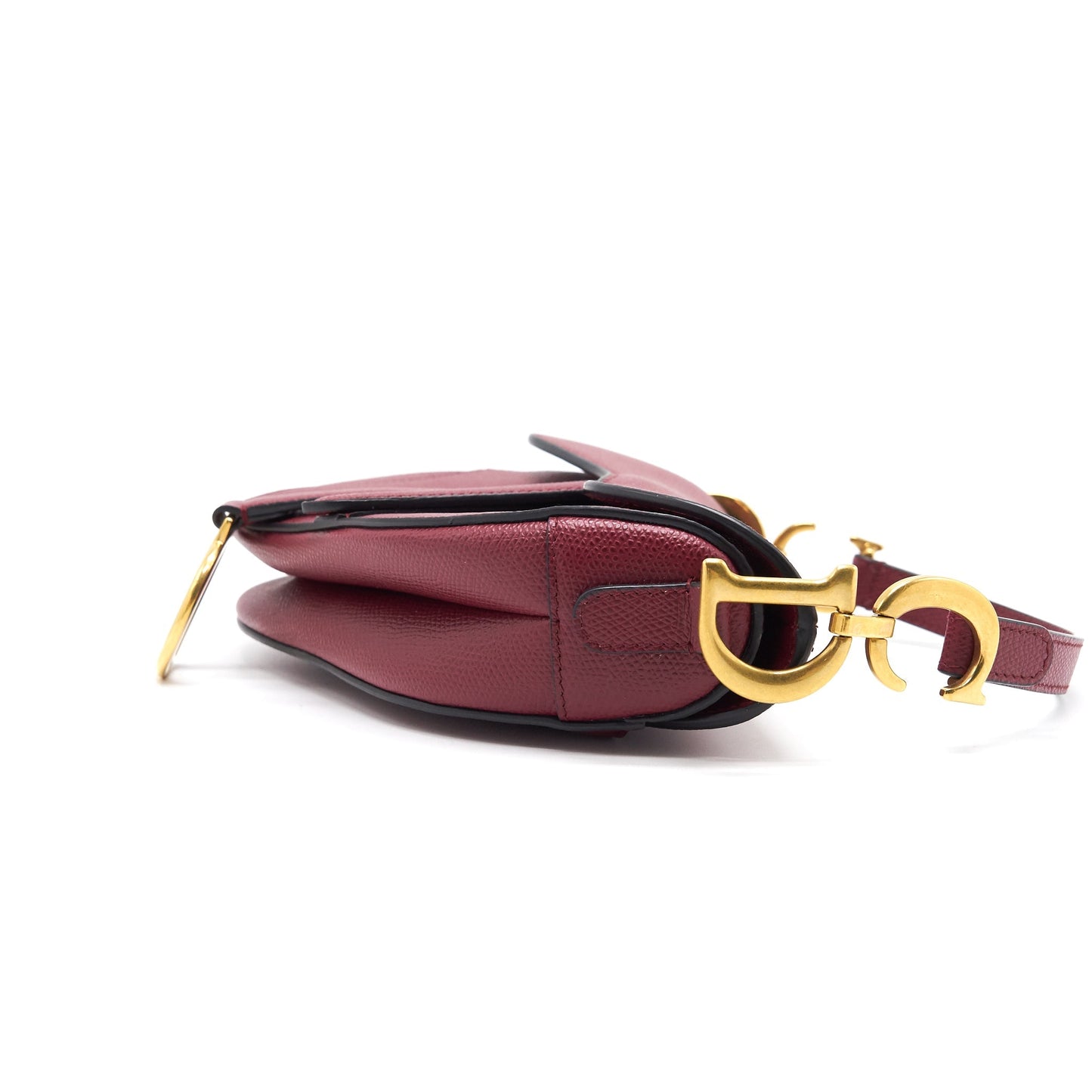 Luxury Dior Mini Saddle Red GHW