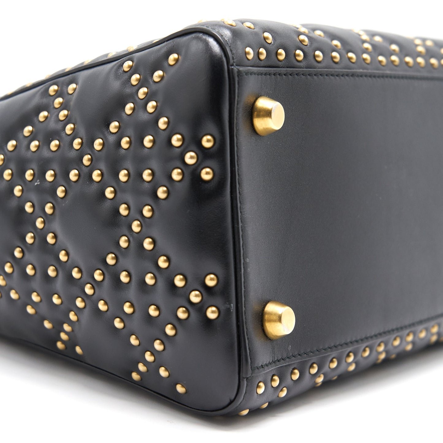 Dior Supple Lady Dior Studded Tote Bag