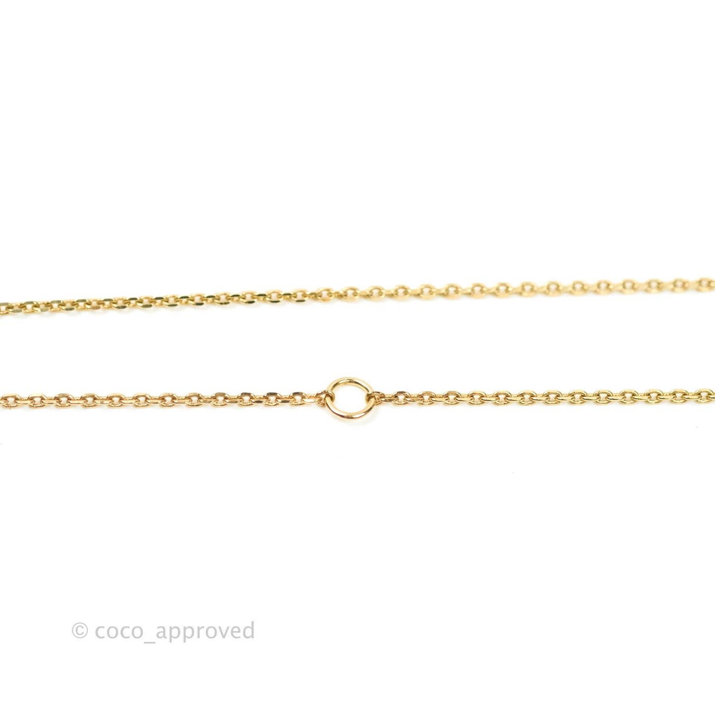 Chanel CC Pearl Necklace Gold Tone 20B