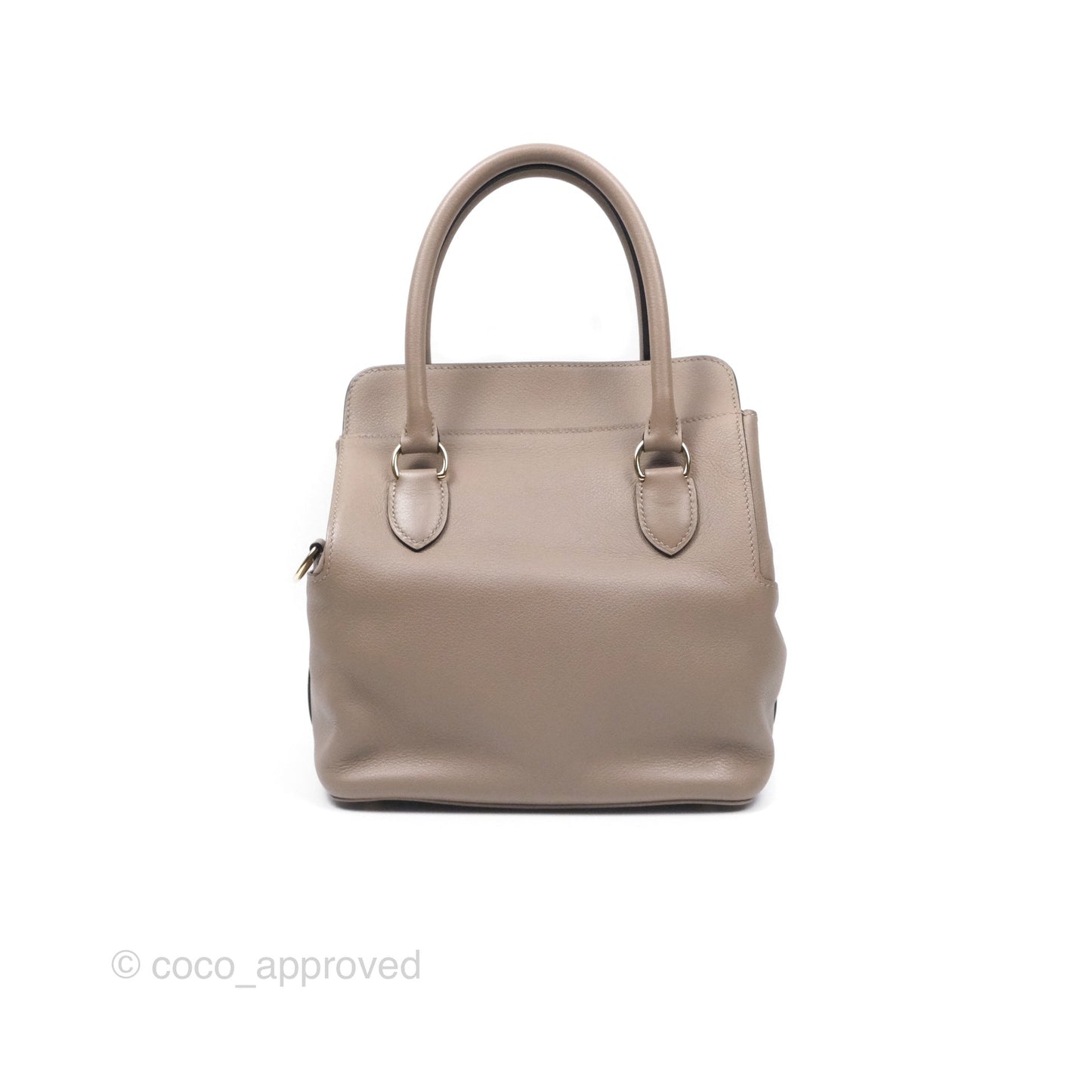 Hermès ToolBox 20 Gris Asphalte M8 Evercolor Gold Hardware