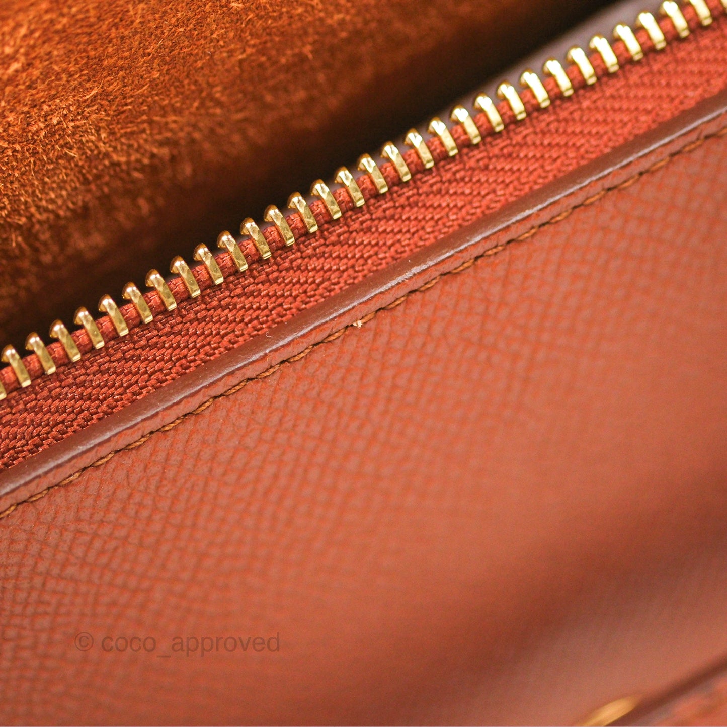 Celine Nano Belt Bag Caramel Grained Calfskin Gold Hardware
