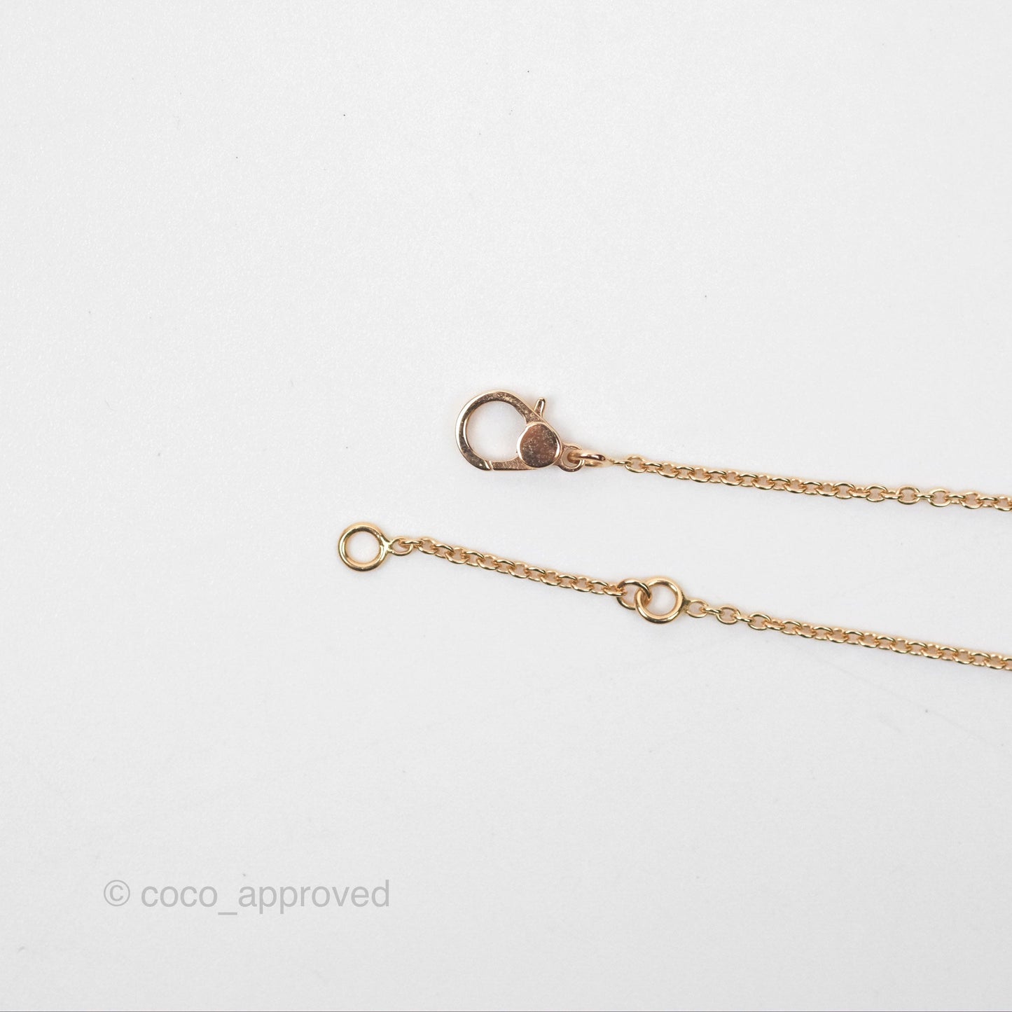 Hermès Finesse Necklace Rose Gold