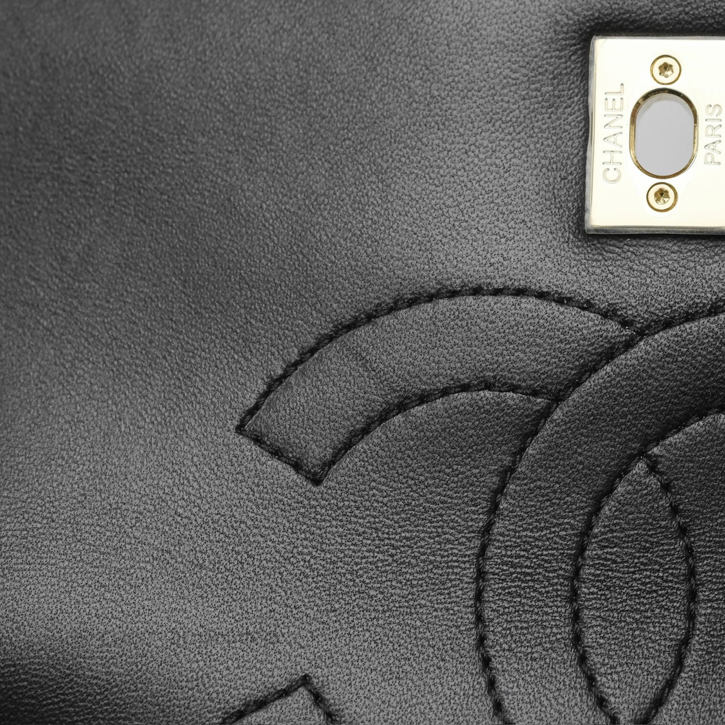 Chanel Small Trendy CC Black Lambskin Gold Hardware