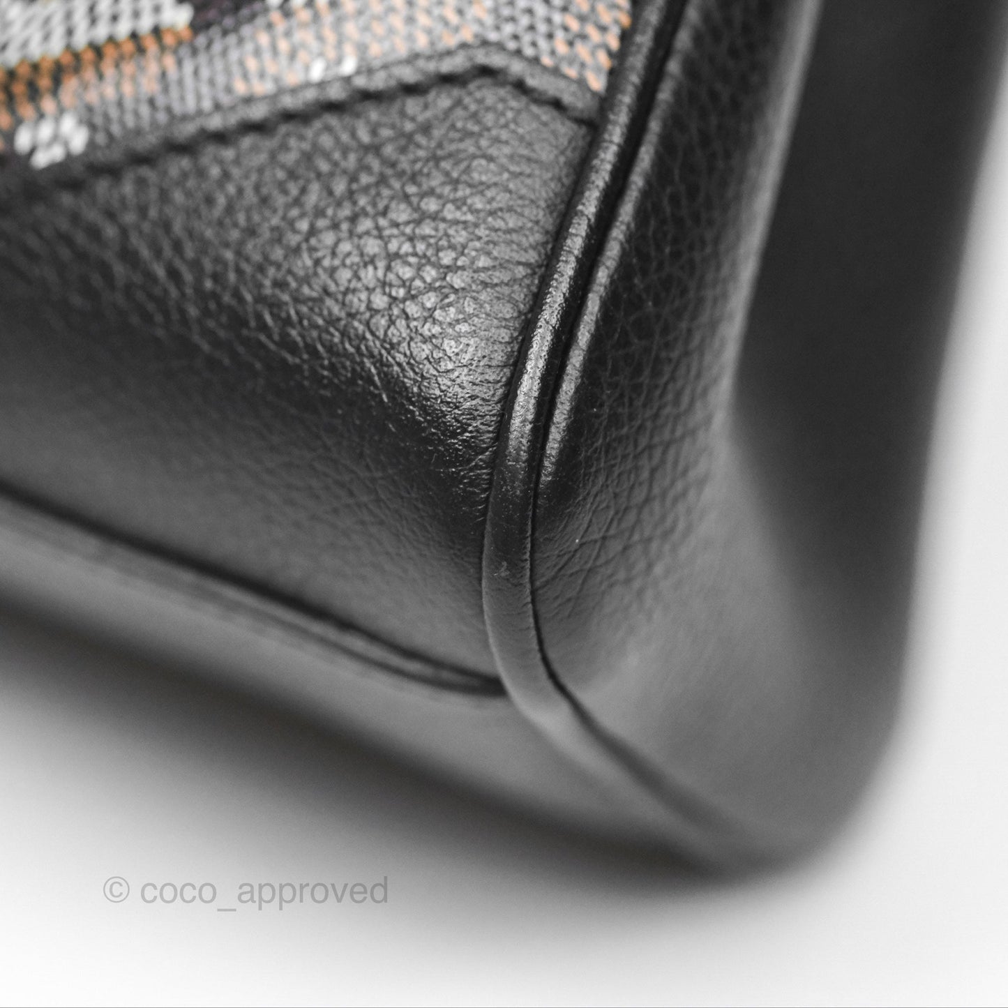 Goyard Saïgon Mini Bag Chevroches Calfskin Black