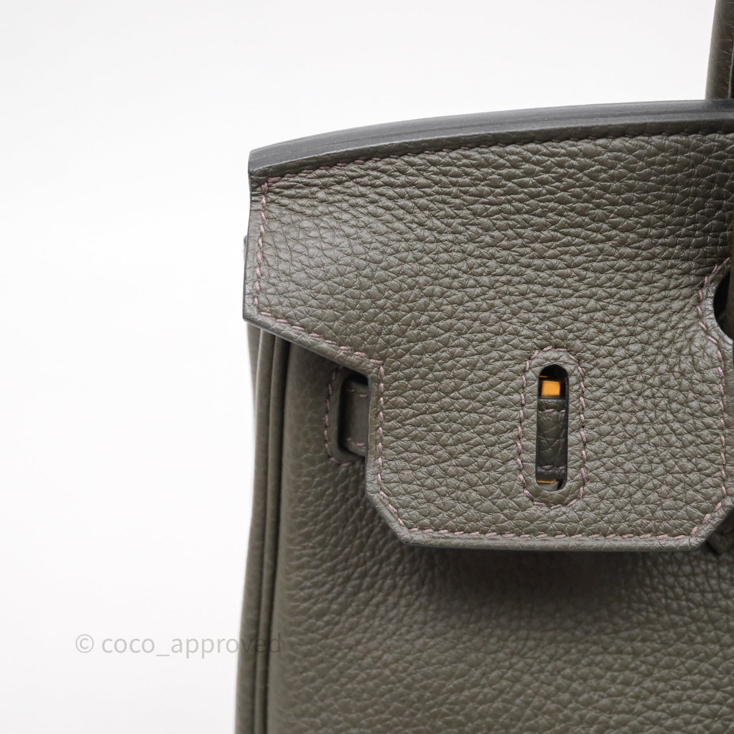 Hermès Birkin 25 Vert De Gris Togo Gold Hardware