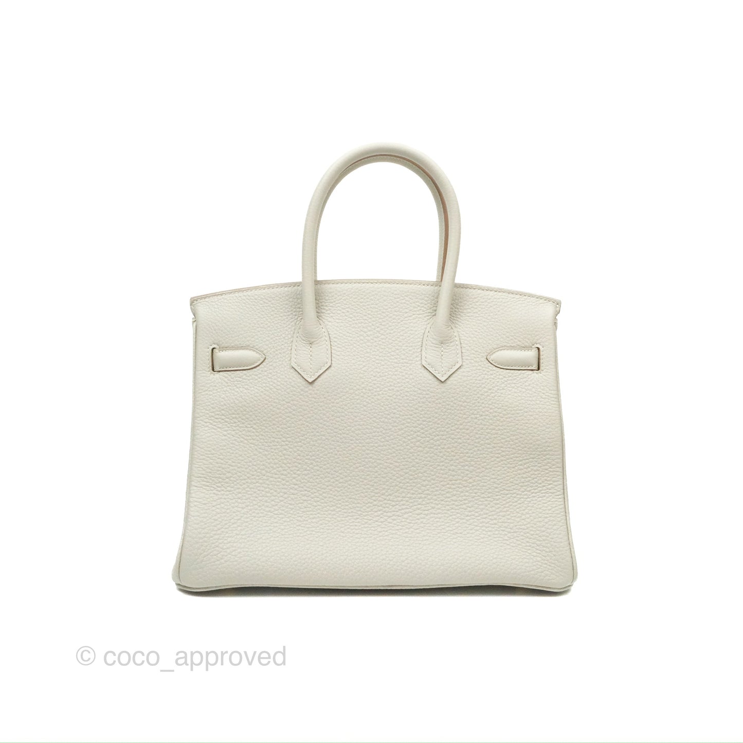 Hermès Retourne Birkin 30 Gris Perle 80 Togo Gold Hardware