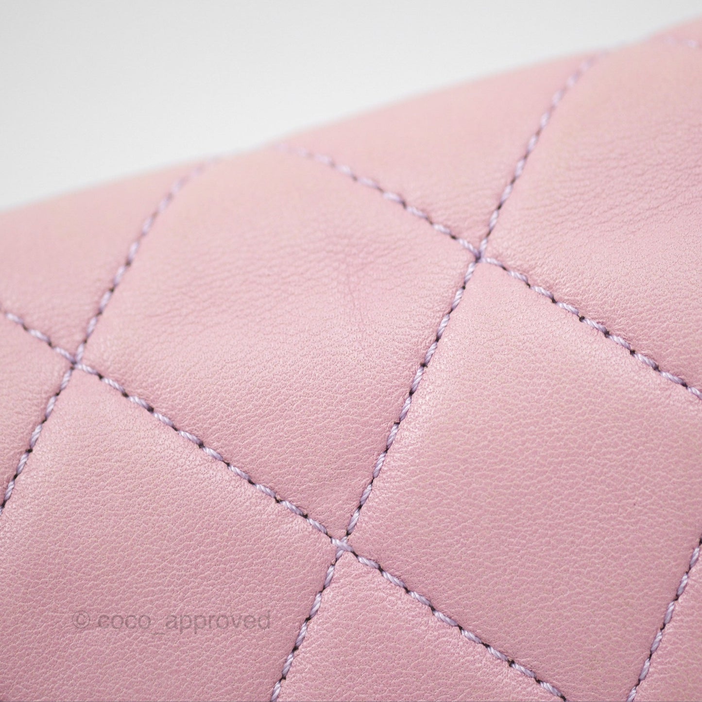Chanel Medium Bicolor CC Chain Flap Pink/Black Lambskin Silver Hardware