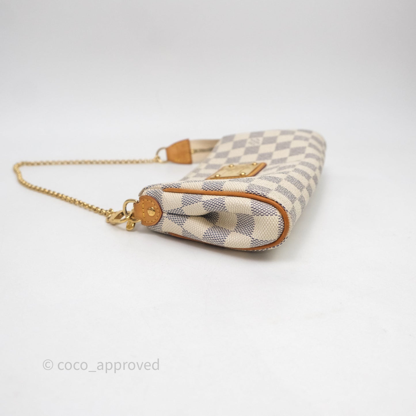 Louis Vuitton Eva Damier Azur Canvas Shoulder Bag