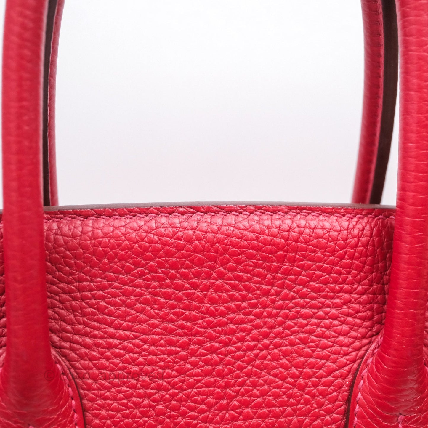 Hermes Birkin 35 Rouge Casaque Clemence Palladium Hardware
