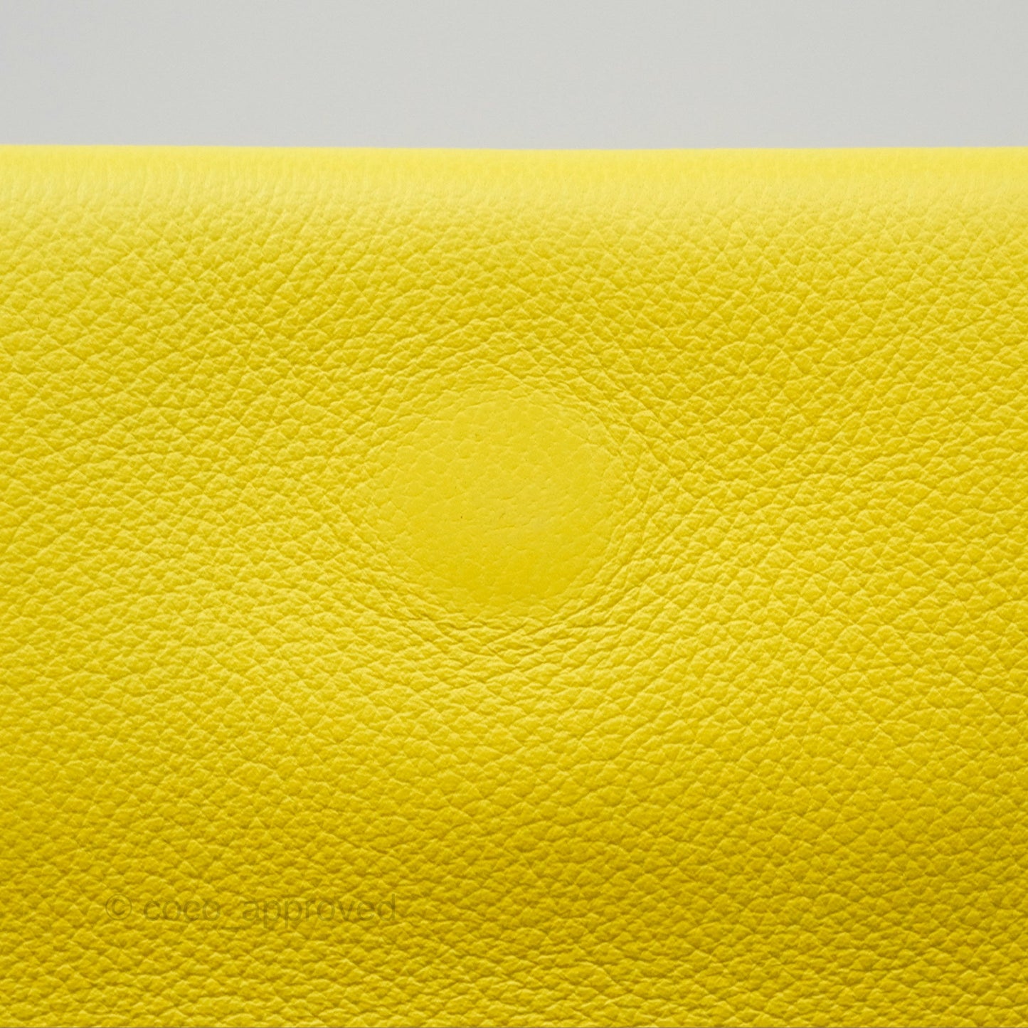 Hermes Opli Bag Lime Yellow Novillo