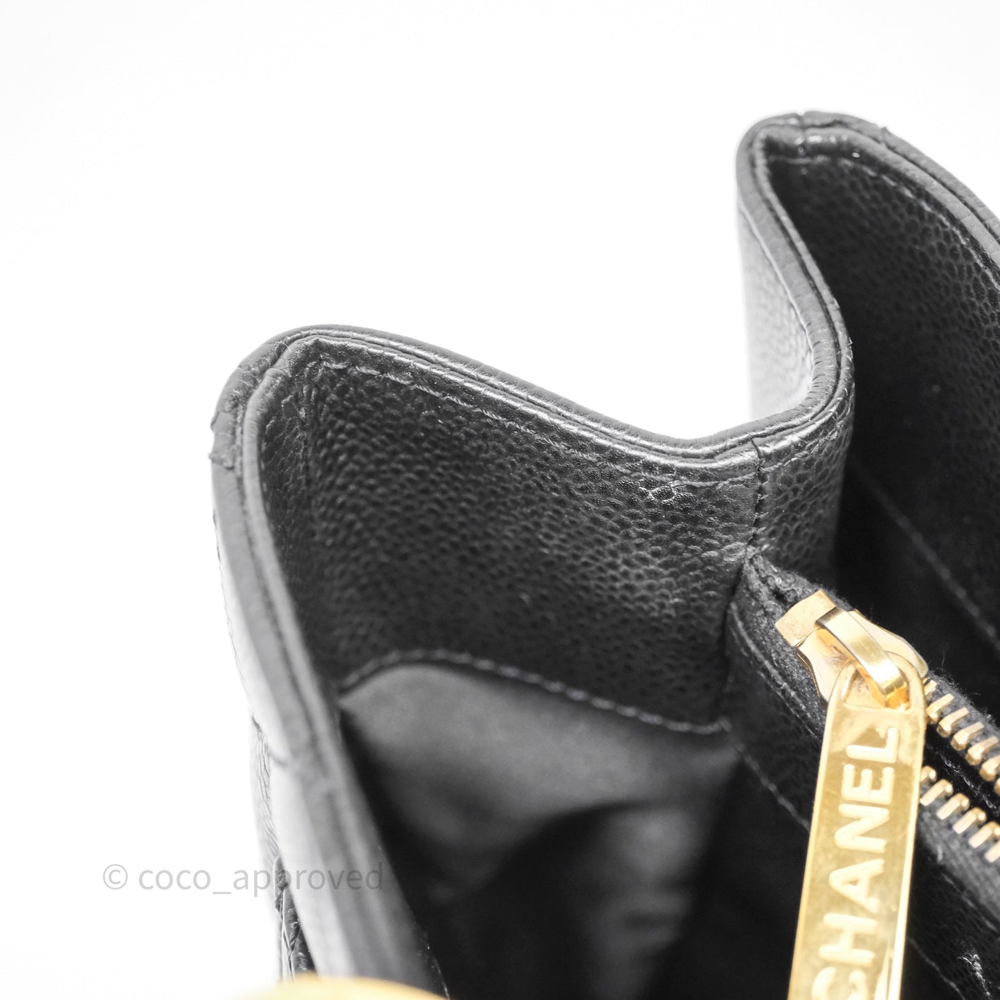 Chanel GST Black Caviar Gold Hardware