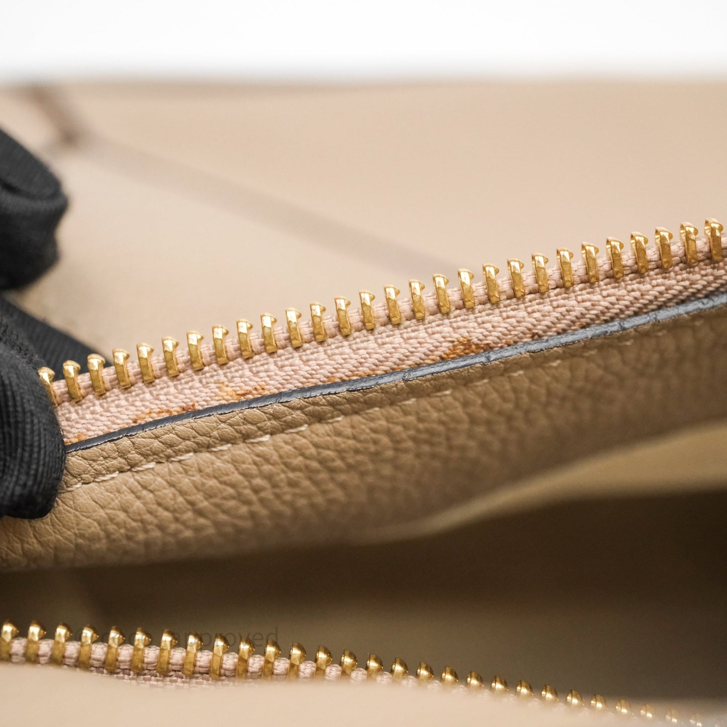 Loewe Small Puzzle Bag Sand Mink Grained Calfskin Gold Hardware