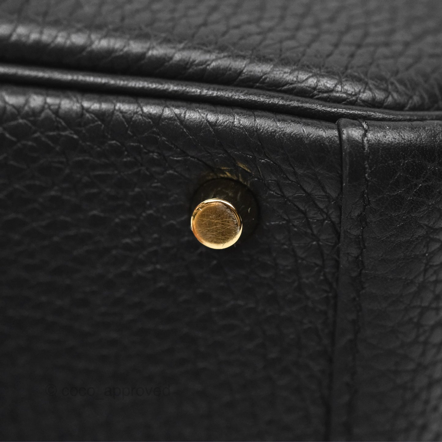 Hermès Mini Lindy 20 Noir 89 Clemence Gold Hardware