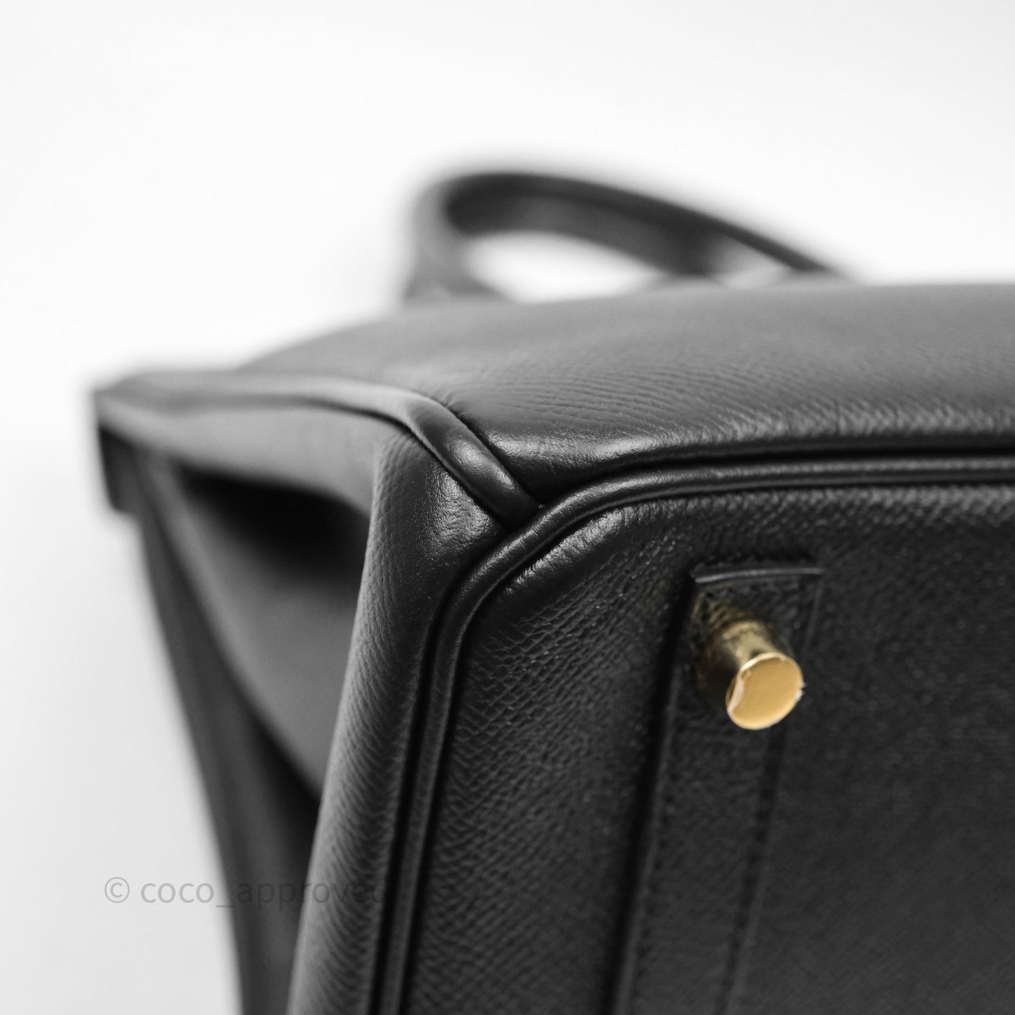 Hermès Birkin 30 Black Noir 89 Epsom Gold Hardware