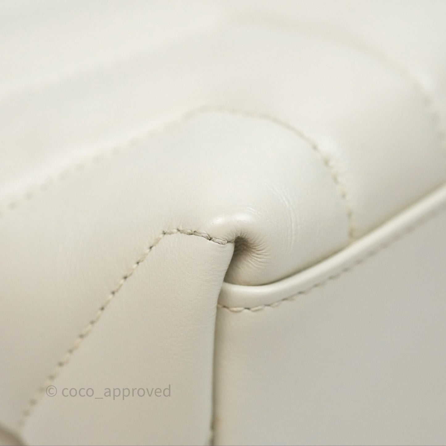 Saint Laurent Loulou Small Flap Bag Ivory Light Beige Gold Hardware