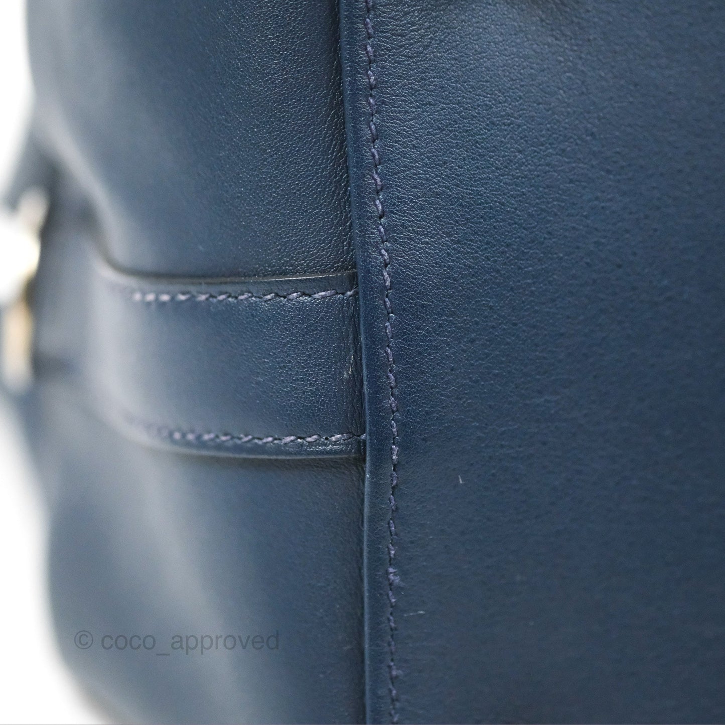 Hermès ToolBox 20 Navy Swift Palladium Hardware