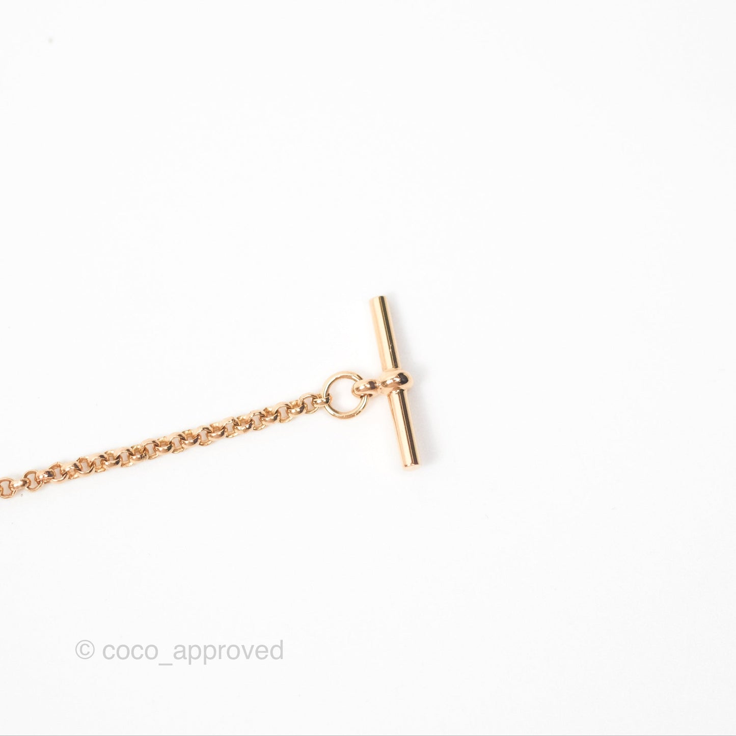 Hermes Ex-Libris Bracelet Rose Gold
