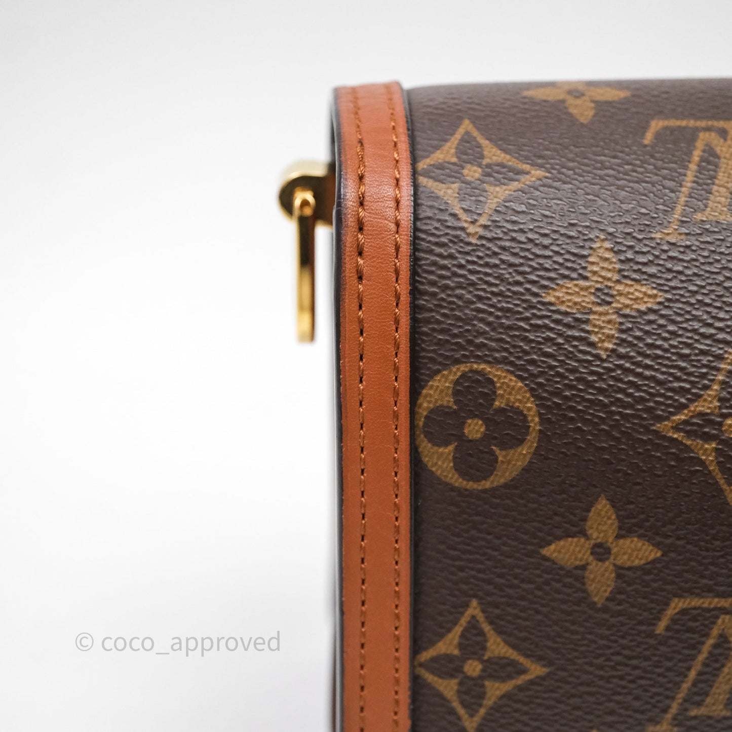 Louis Vuitton Mini Dauphine Monogram Tan Calfskin