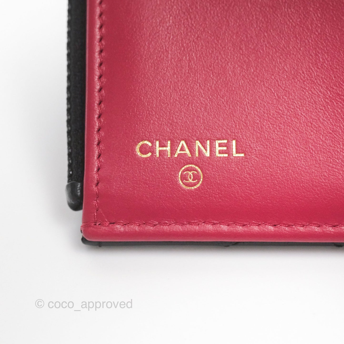 Chanel 19 Short Flap Wallet Black Lambskin