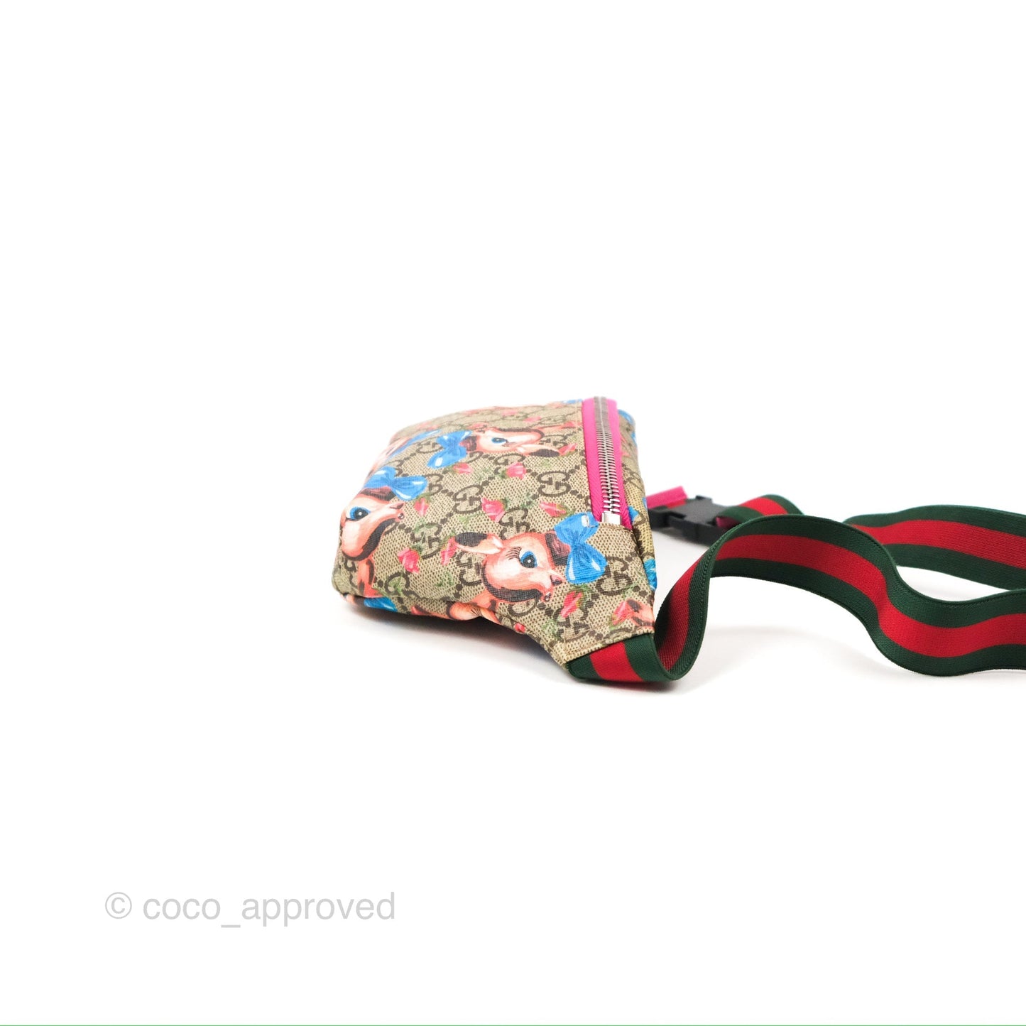 Gucci Girls Supreme Monogram Deer Belt Bag