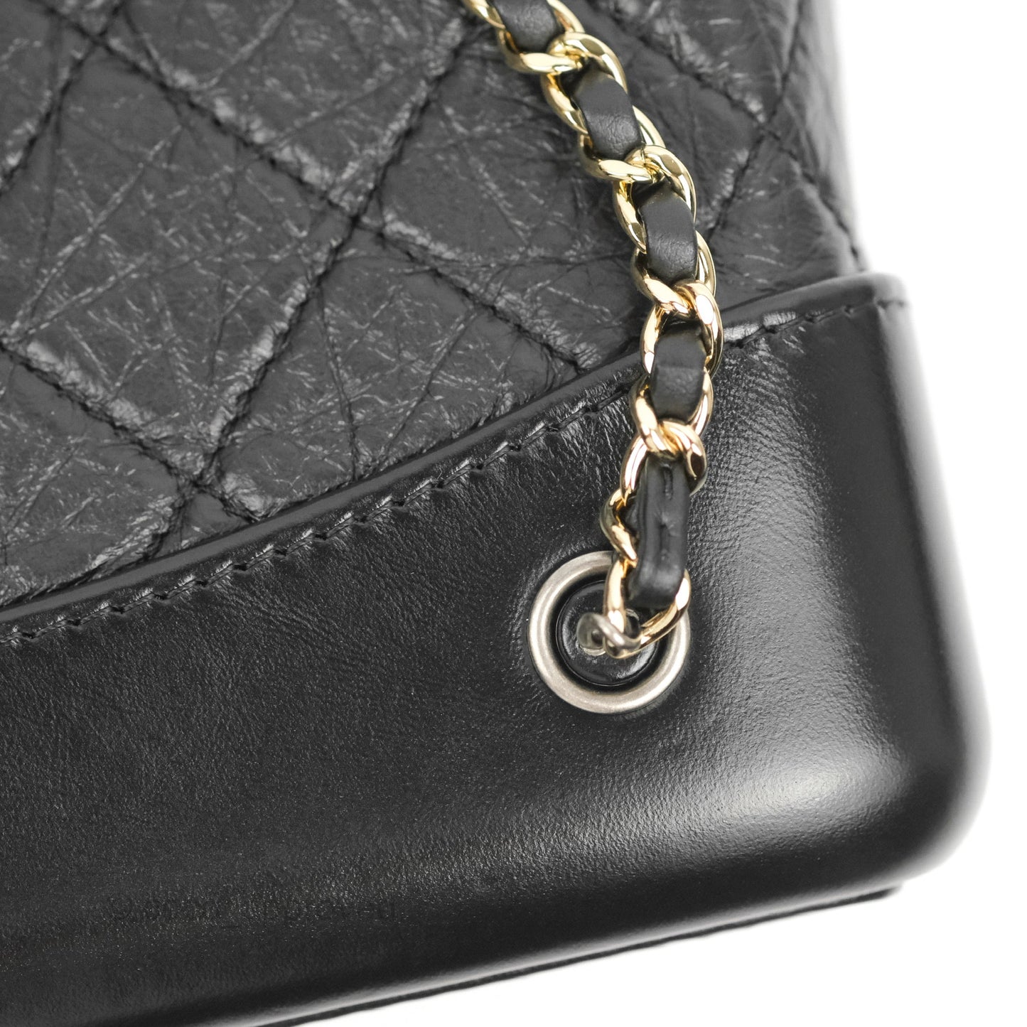 Chanel Small Gabrielle Backpack Black Aged Calfskin
