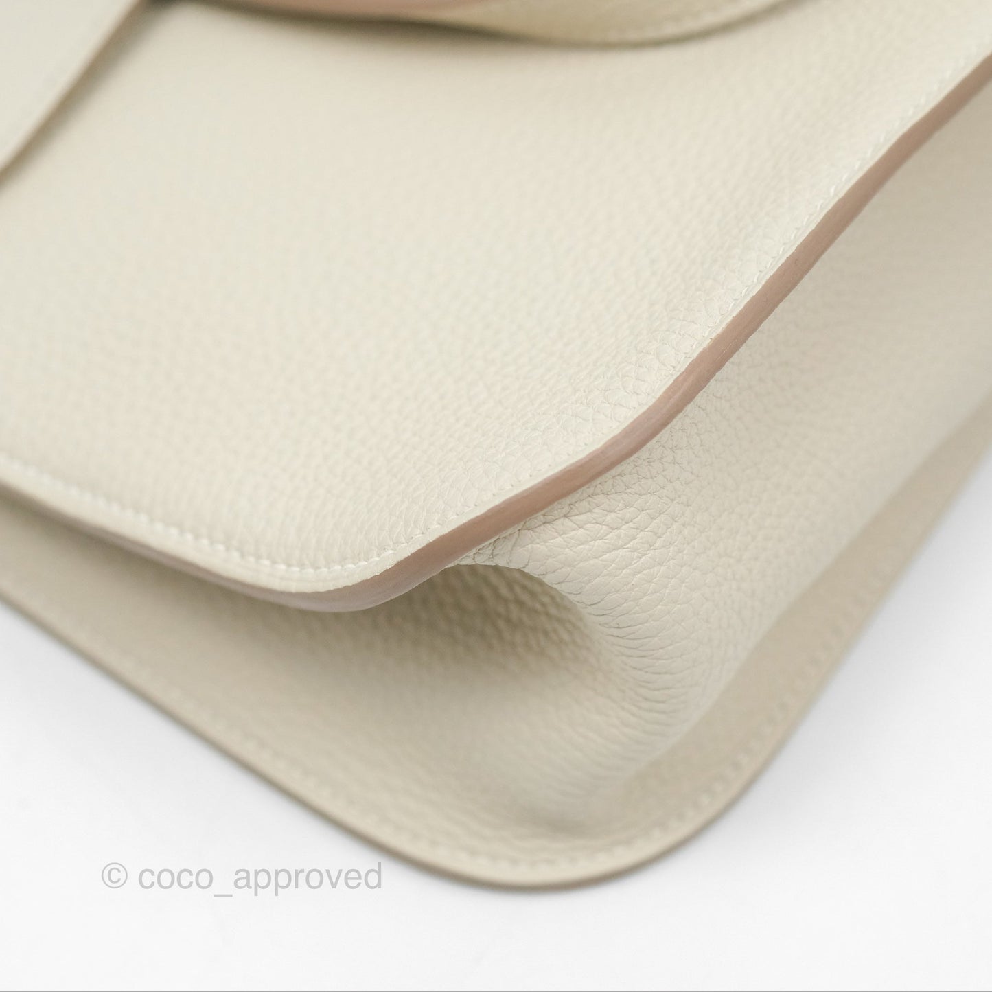 Hermès Halzan 31 Beton Clemence Gold Hardware