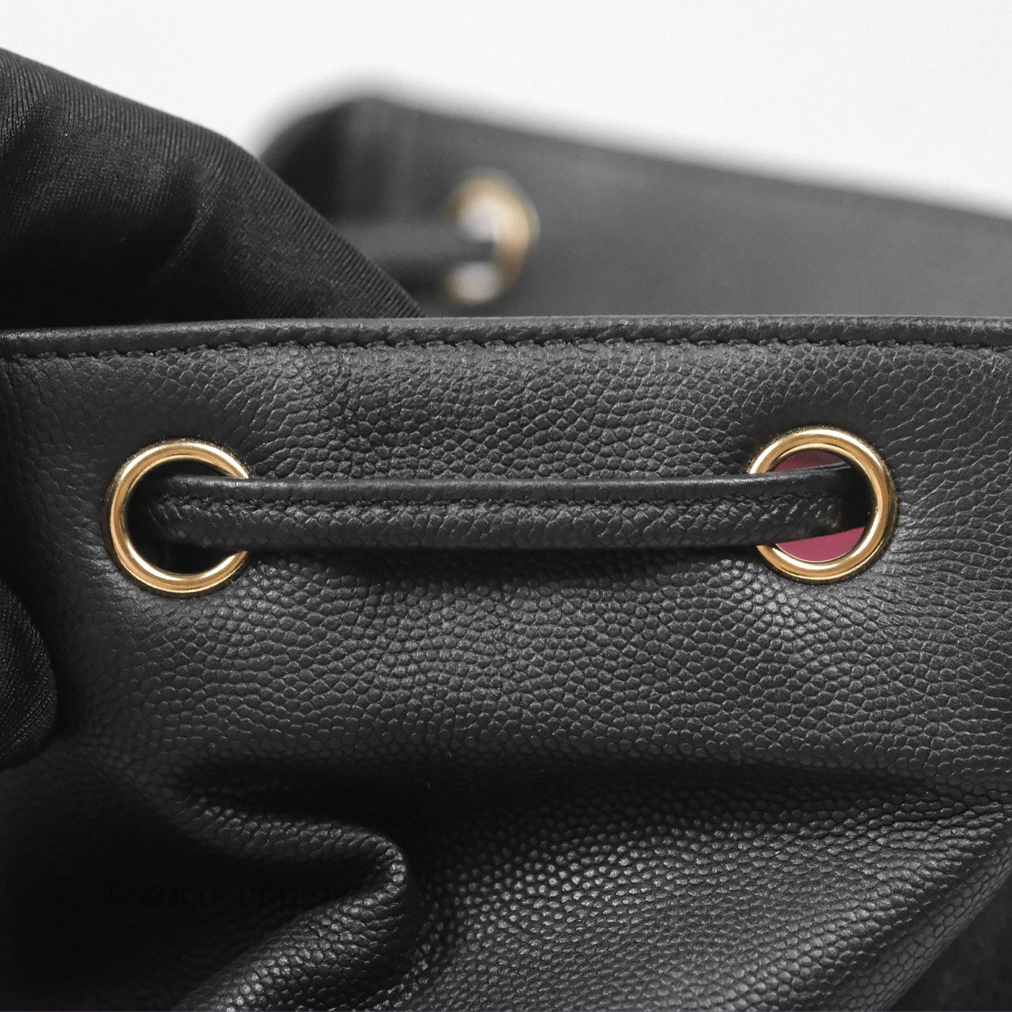 Chanel Quilted Business Affinity Backpack Black Caviar Gold Hardware