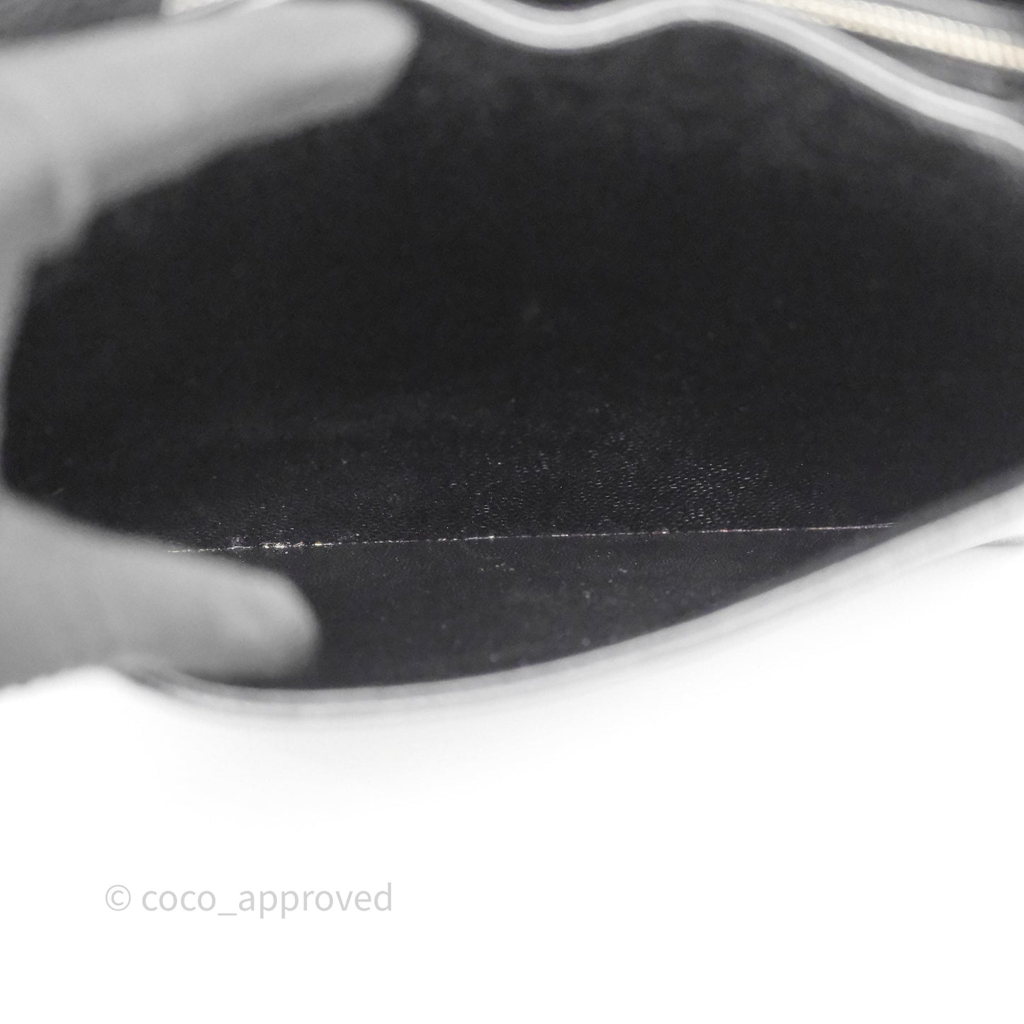 Chanel Vintage Tote Bag Black Caviar Silver Hardware
