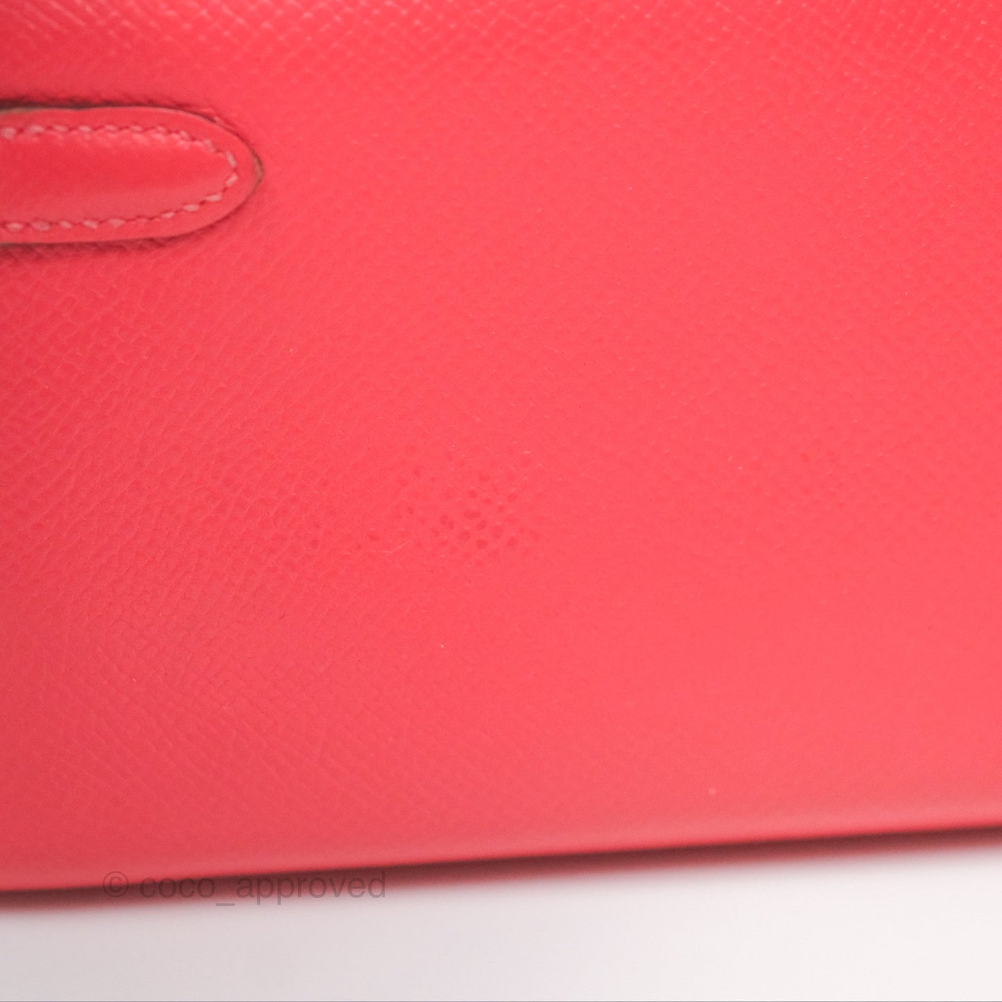 Hermès Kelly Wallet Pink Epsom Palladium Hardware