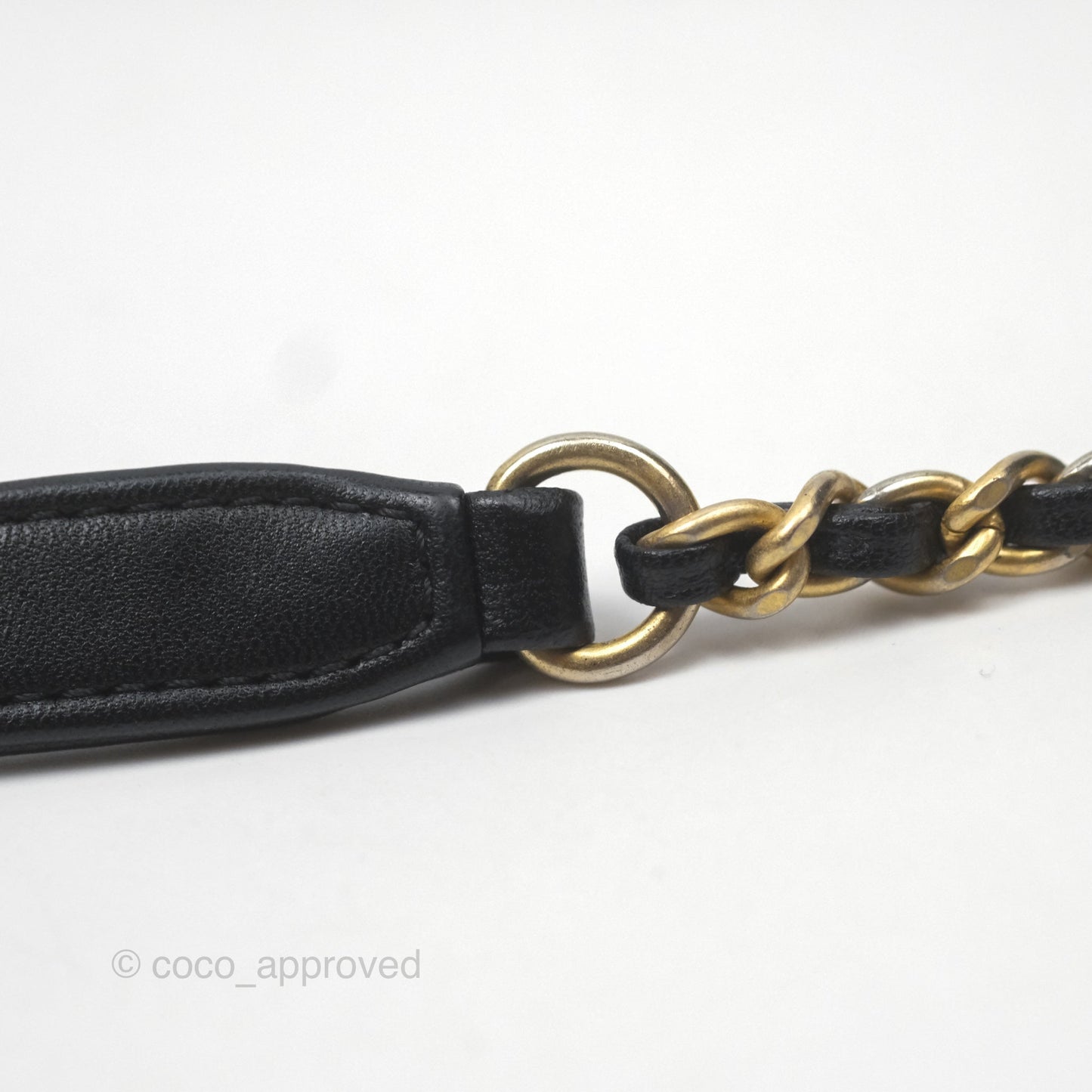 Chanel Small CC Filigree Flap Quilted Navy Black Caviar Aged Gold Hardware