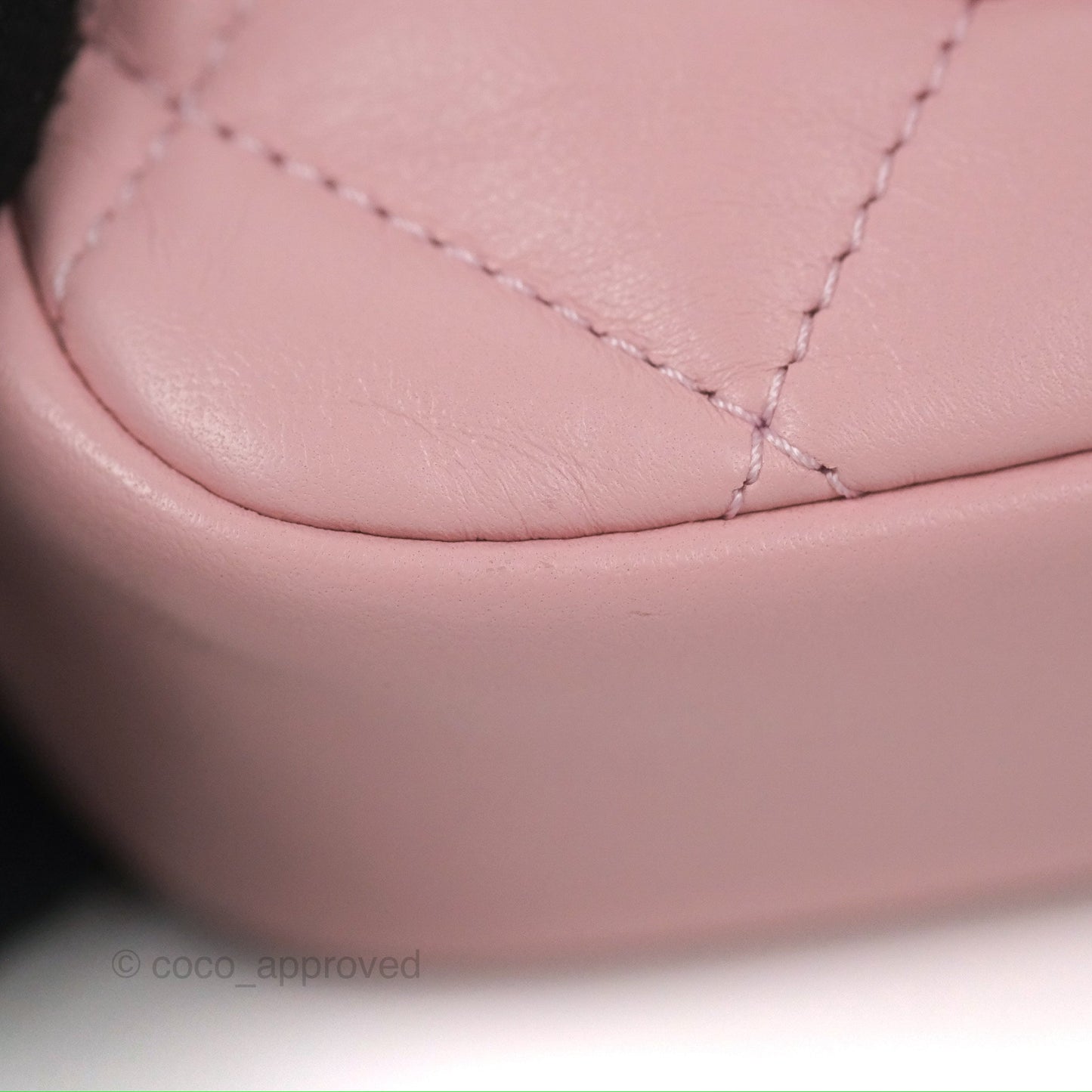 Chanel Mini Flap Bag With Heart CC Charm Pink Lambskin Aged Gold Hardware