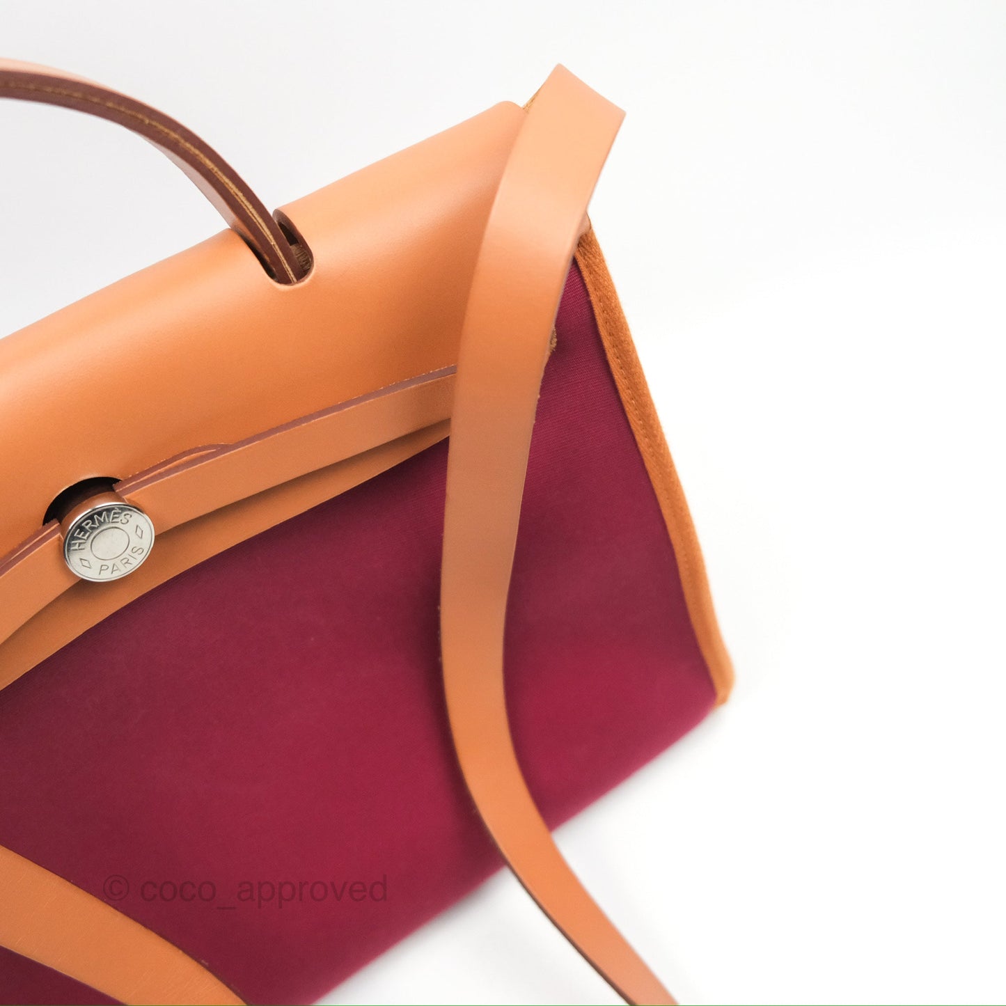 Hermès Herbag Zip 31 Retourne Rose Bubblegum Rubis Nature Canvas Palladium Hardware