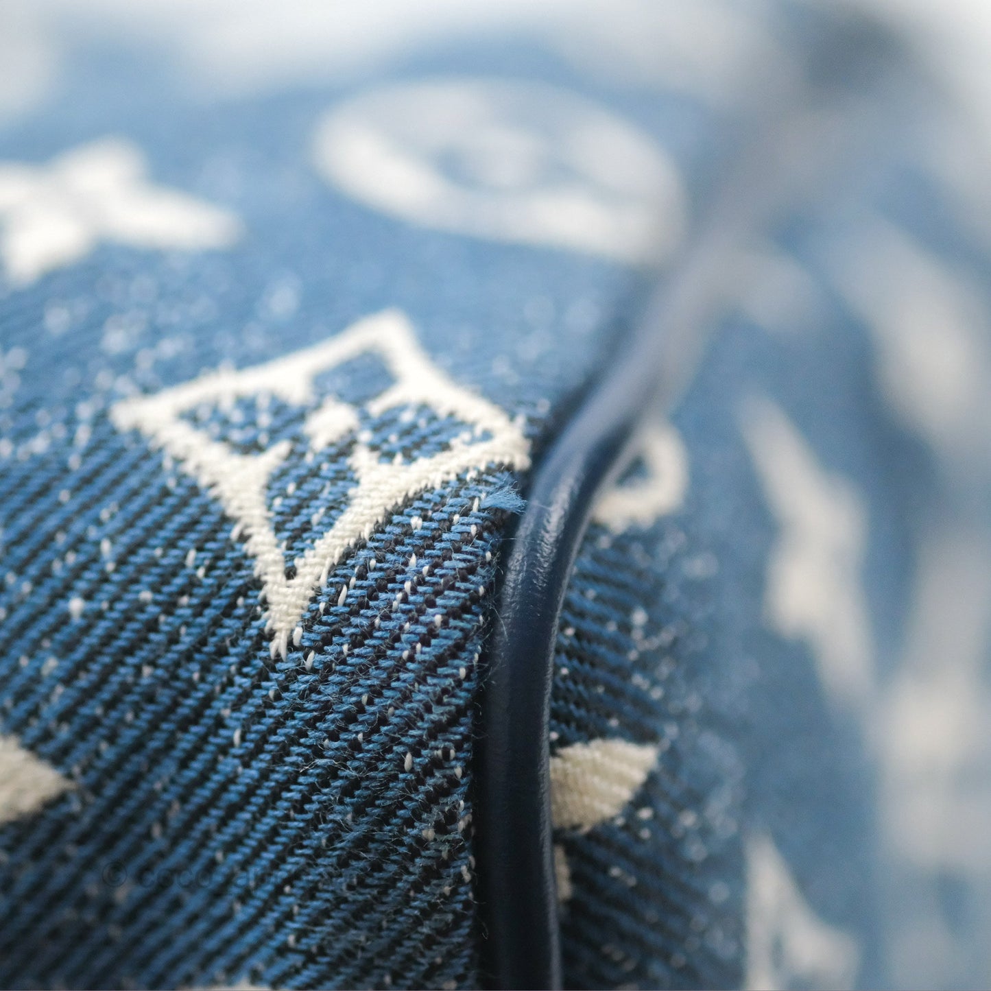 Louis Vuitton Bandouliere Speedy 25 Monogram Blue Denim