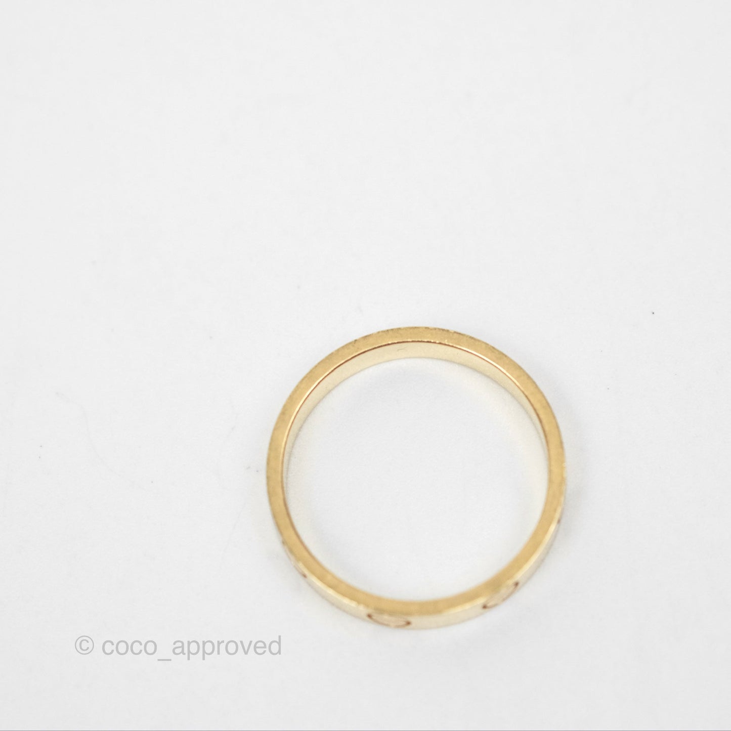Cartier Love Band Ring Yellow Gold