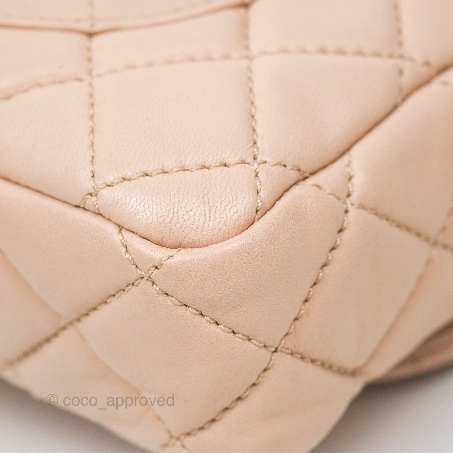 Chanel Flap Bag Pink Aged Gold Hardware