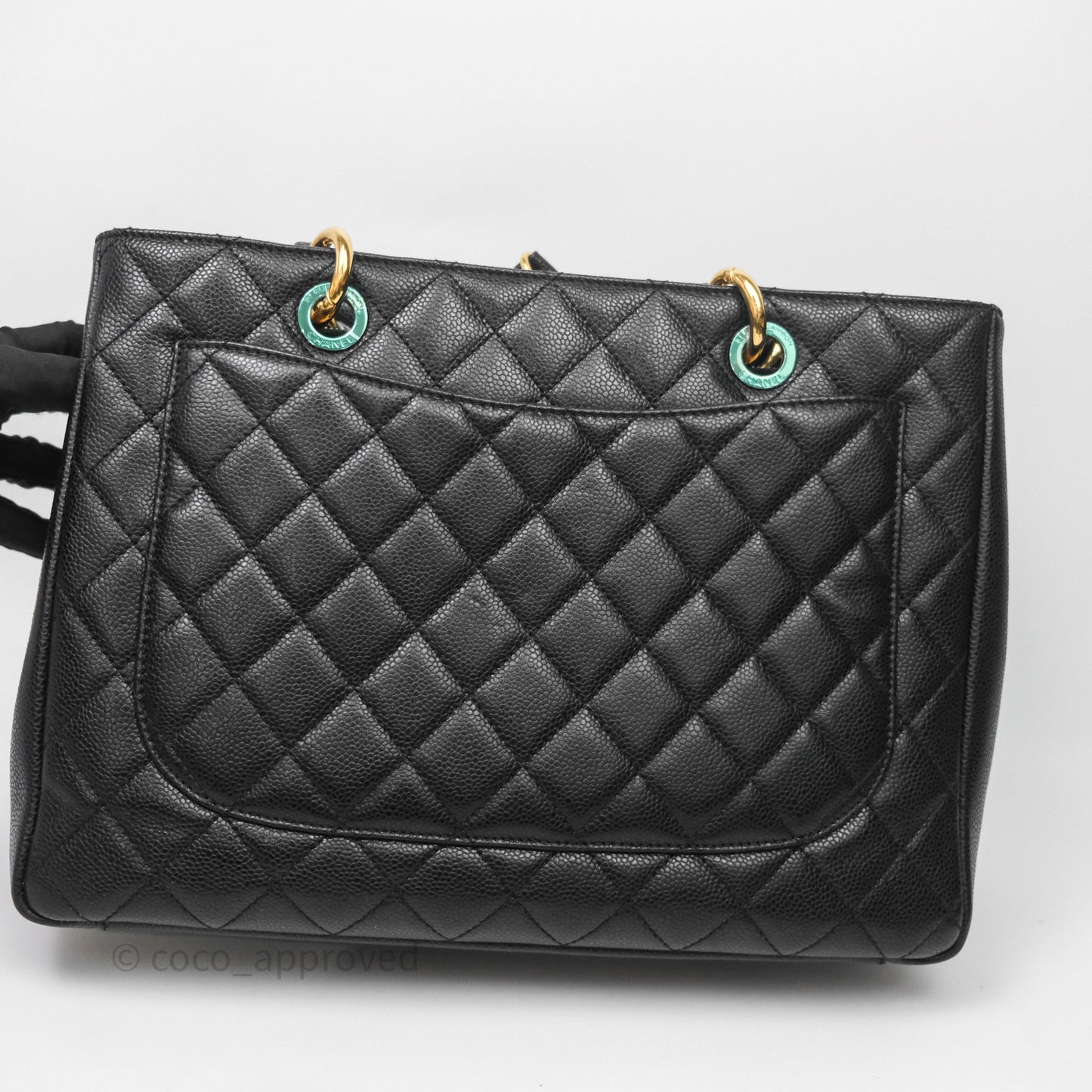 Chanel GST Black Caviar Gold Hardware