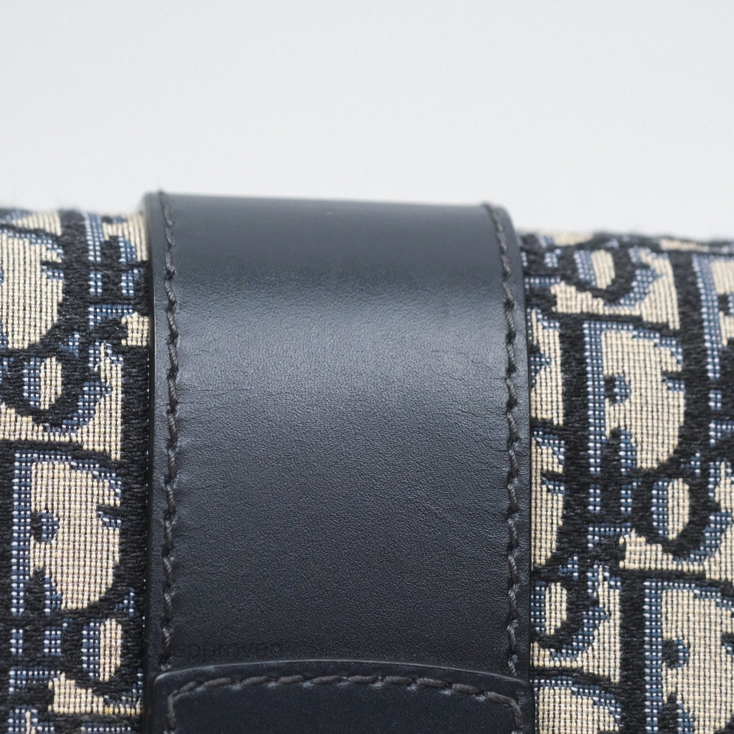 Christian Dior 30 Montaigne with Chain Blue Dior Oblique Jacquard