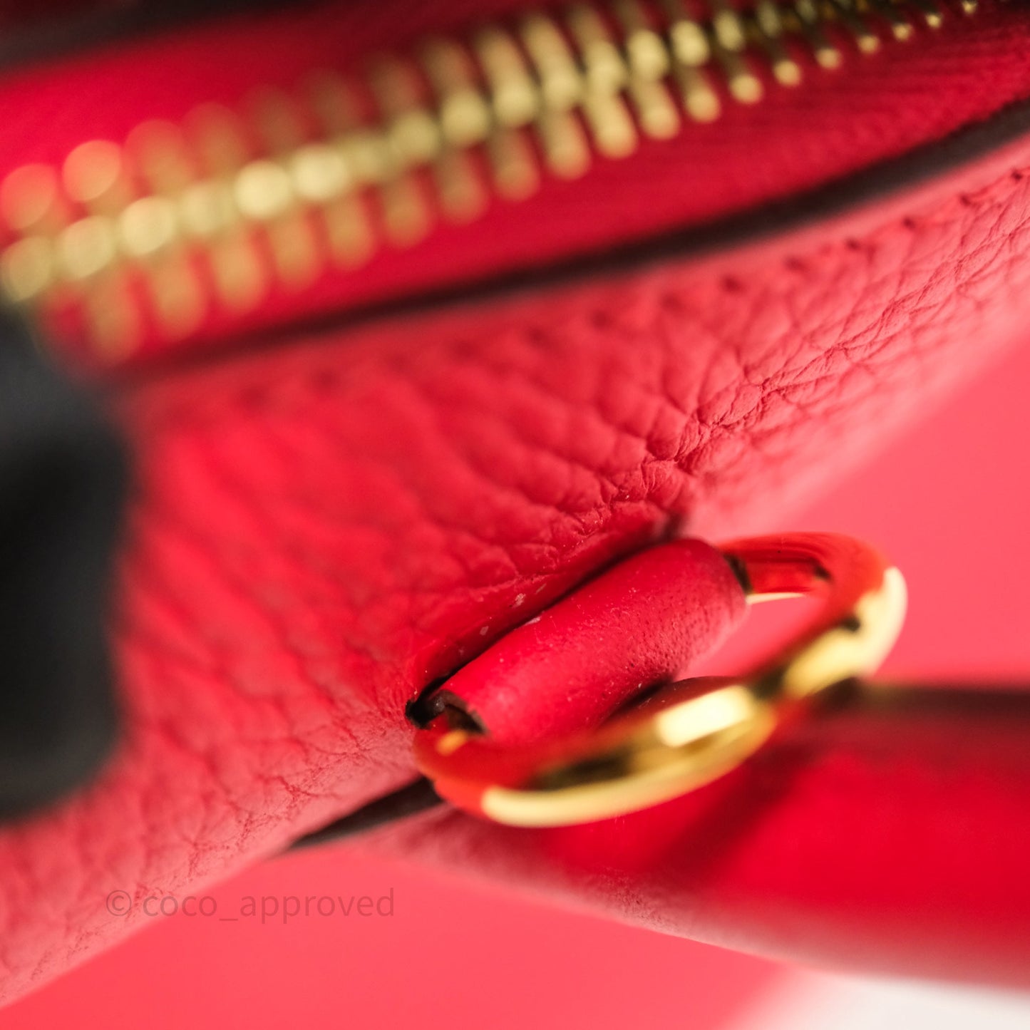 Hermès Bolide 31 Rouge Clemence Gold Hardware