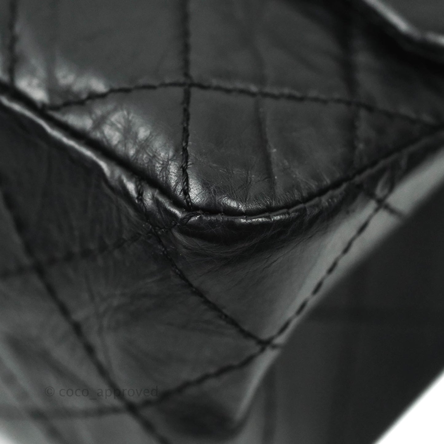 Chanel Reissue Quilted Aged Calfskin Black Ruthenium Hardware 226