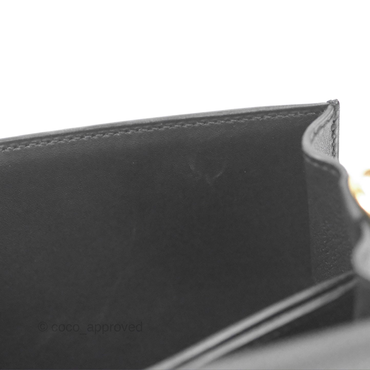 Hermès Roulis Mini 18 Black Swift Gold Hardware