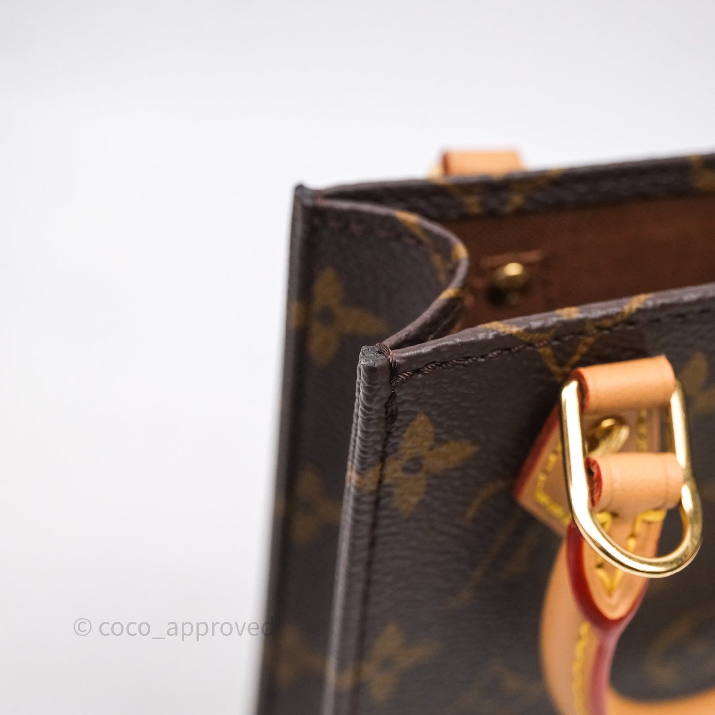 Louis Vuitton Petit Sac Plat Bag Monogram Canvas