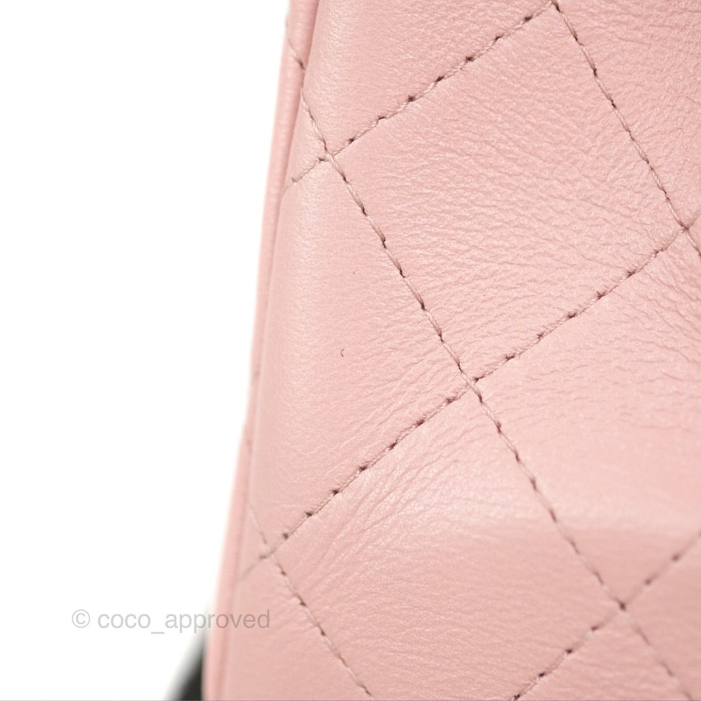 Chanel Quilted Mini Square Flap Pink Lambskin Gold Hardware