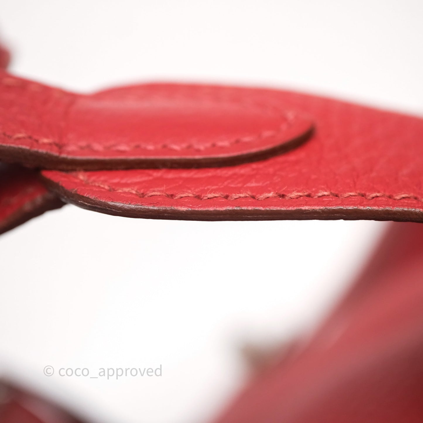 Hermès Lindy 30 Rouge Garance 54 Clemence Palladium Hardware