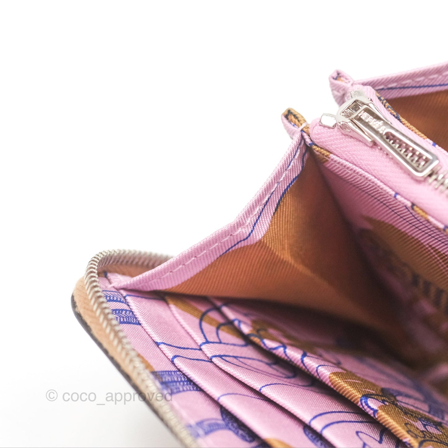 Hermès Silk In Compact Wallet Chai Epsom