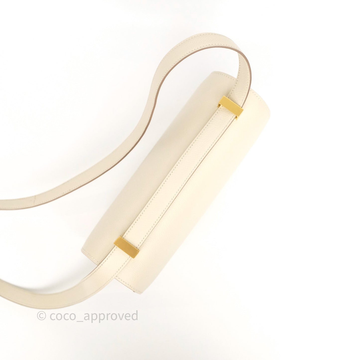 Hermès Constance 24 Craie 10 Epsom Gold Hardware